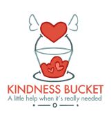 kindness bucket white background