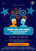Curry & Quiz night poster Jan 2026